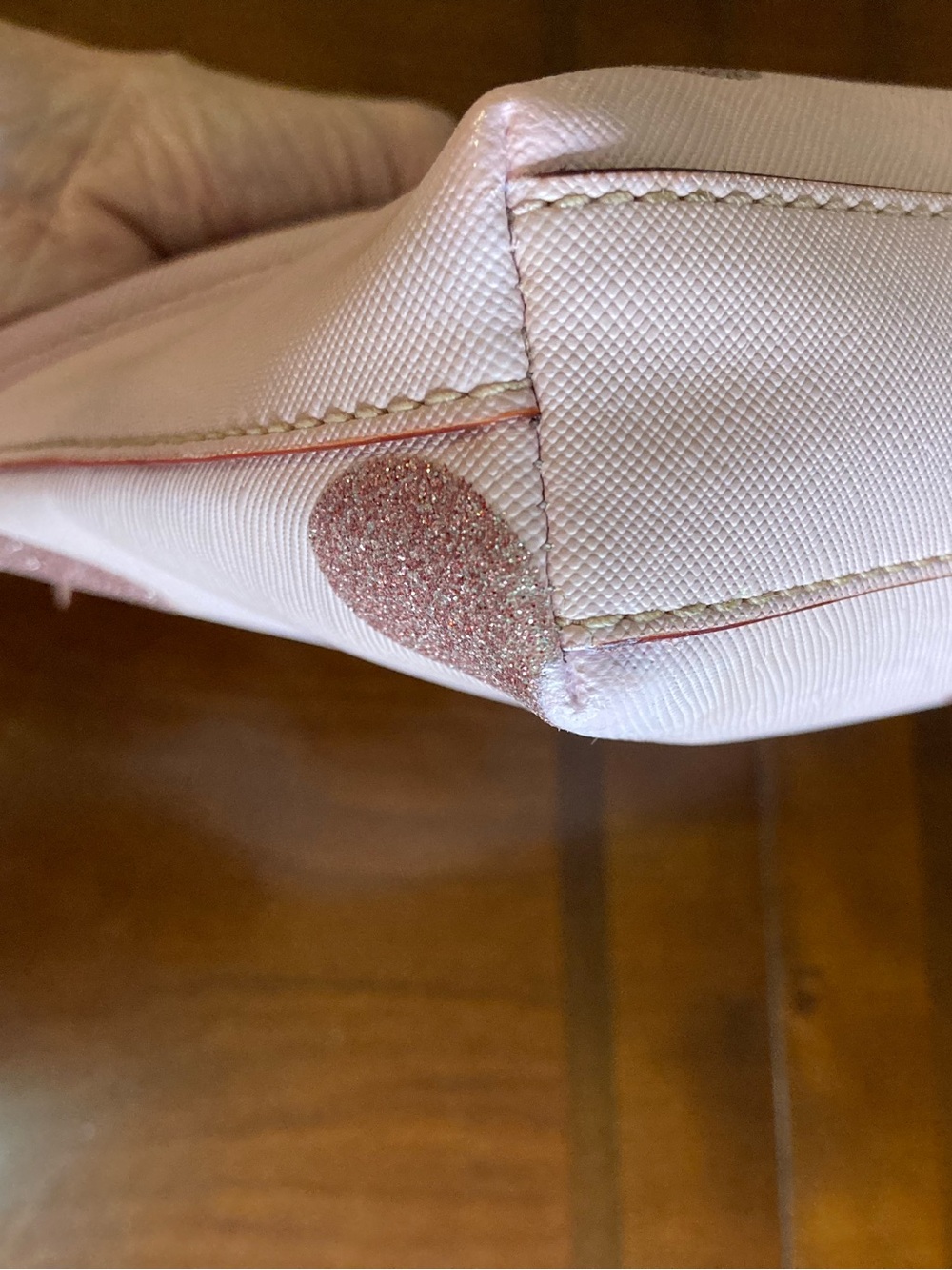 Kate Spade Haven Lane Ramey Retired Blush Pink Polka Dot Crossbody Ladybug Charm - Picture 8 of 14